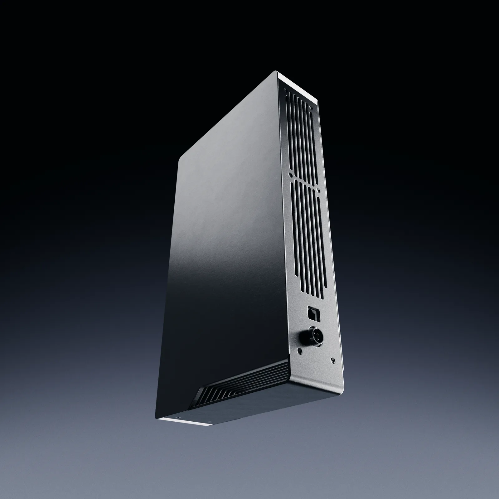 Core from below and behind, showing the vents and power input